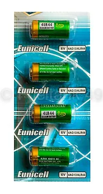 4 X 4LR44 6v Batteries Alkaline  PX28A 476A A544 4A76 Battery By Eunicell   • £2.85