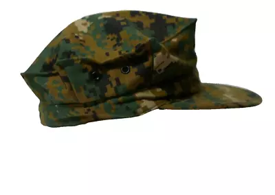 USMC Marines Military 8 Point Fatigue Hat Embroidered Cotton BDU Cap Camo XLarge • $14.97