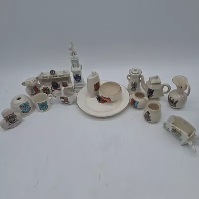 Lot Of Vintage Chins Crested Ornaments W.h Goss Savoy China Bemma Arcadian 16 • £49.99