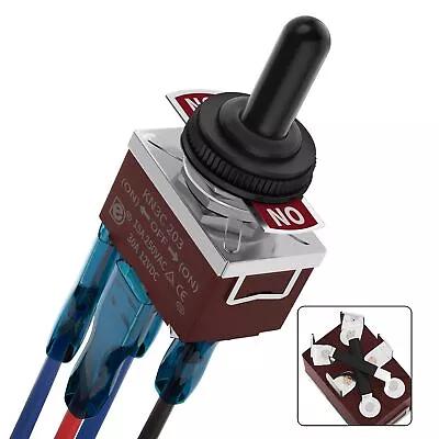 Latching Reverse Polarity Switch 12V 30A 3 Position Toggle Switch Waterproof ... • $23.84