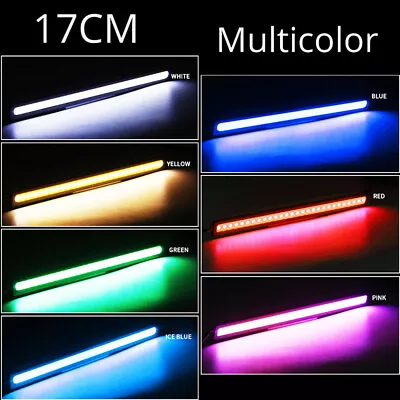 6~24 PACKS 12V LED Strip DRL Daytime Running Lights Fog COB Car Lamp Waterproof • $11.49