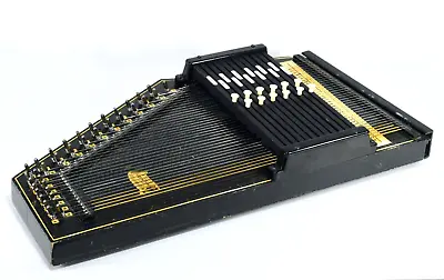 Vtg Oscar Schmidt Airline Autoharp 36 String 12 Chord With Case And Accessories • $134.99