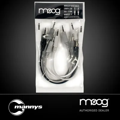 $34 • Buy Moog Mother Cables 5x 6  Modular Synth Patch Cables