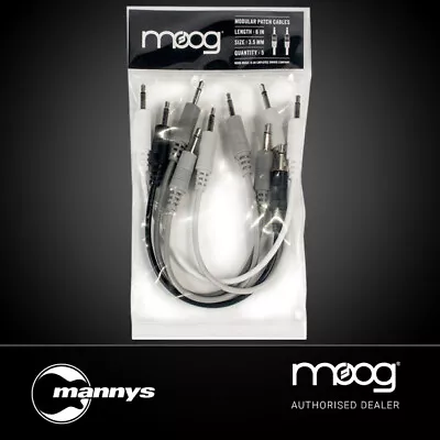 $34 • Buy Moog Mother Cables 5x 6  Modular Synth Patch Cables
