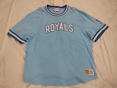 Mitchell Ness Kansas City Royals 3XL Pullover Short Sleeve Shirt Cooperstown • $29.95