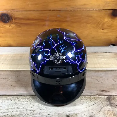 Vintage AGV Harley Davidson Lightning Half Helmet Made In Italy 1998 Size M 58 • $75