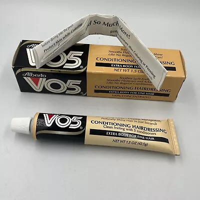 Alberto VO5 Conditioning Hairdressing Extra Body For Fine Hair 1.5 Oz NOS • $149.99