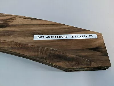 Exotic Amara Ebony Macassar Ebony Flat Sawn S2Sknife Scale Stockinlays • $40