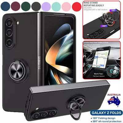 For Samsung Galaxy Z Fold 5 4 3 2 5G Case Shockproof Magnetic Ring Bracket Cover • $9.59