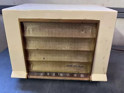 Vintage RCA Victor Radio Station 1407 Off White / Cream Sound Box WORKS • $159.20