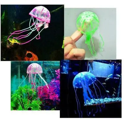 $2.86 • Buy Bright Jellyfish Aquarium Fish Tank Decoration Animal Accessories C7K4