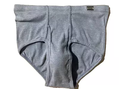 New HANES Men Comfort Soft Waistband Mid Rise Brief Underwear Blue Heather Sz XL • $10