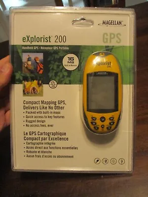 Magellan Explorist 200 Handheld GPS COMPACT MAPPING BUILT IN MAPS RUGGED DESIGN • $75