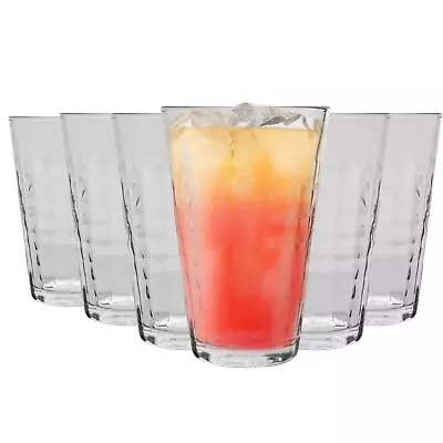 £14.99 • Buy Duralex Prisme Highball Cocktail Glasses Tumblers Set 330ml X6