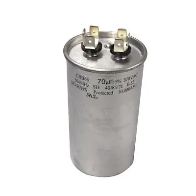 Run Capacitor 70uF 370VAC 370V AC 70MFD 70 Uf MFD Replacement For 1499-578 C65R • $22.77