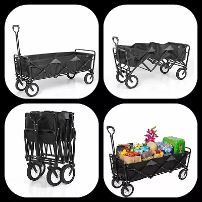 Mac Sports Xtender 52  Extra Long Collapsible Utility Storage Wagon Cart Black • $138.67