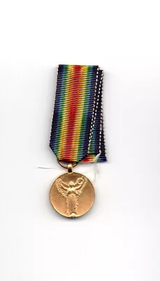 Victory Medal Ww1 France Official   Issue. A Superb Older Period Gilt Miniature • $14.74