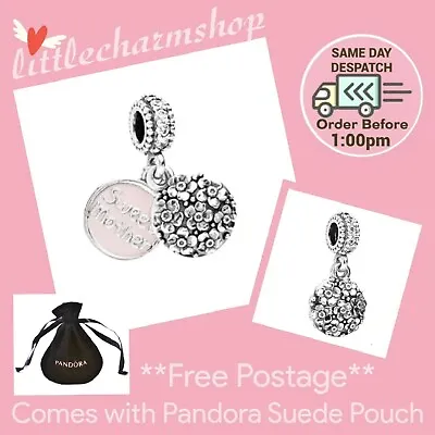 NEW Authentic Genuine PANDORA Silver Sweet Mother Pendant Charm - RETIRED • $58.40