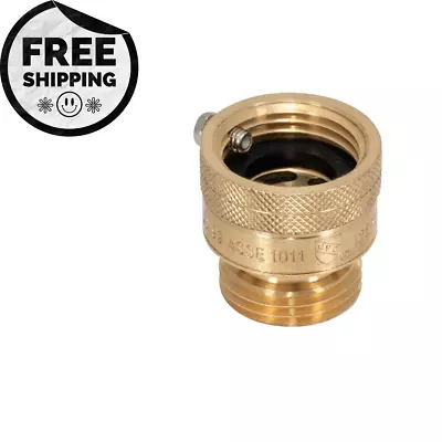 3/4 In. FHT X MHT Brass Hose Bibb With Anti-Siphon Vacuum Breaker • $7.40