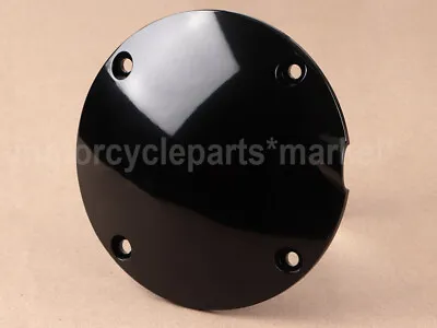 Gloss Black Derby Cover For Harley Sportster XL1200C XL883C Custom XLH883 Hugger • $44.40