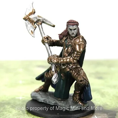 D&D Premium Miniatures W4 ~ ORC FIGHTER Icons Of The Realms Miniature Half • £7.58