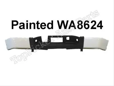 For 2007-2013 Silverado Sierra Rear Bumper Painted White End Center Pad W/O Hole • $243.94