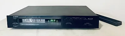 Vintage Yamaha Natural Sound AM/FM Stereo Tuner W/ Antenna T-500 EXCELLENT • $49.49