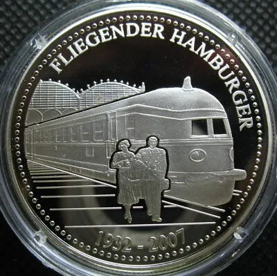 Togo 1000 Francs 2007 Silver Proof Coin Fliegender Hamburger • $69