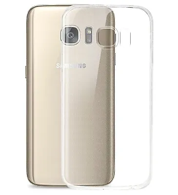 For SAMSUNG GALAXY S7 CLEAR CASE SHOCKPROOF ULTRA THIN GEL SILICONE TPU COVER • $8.75