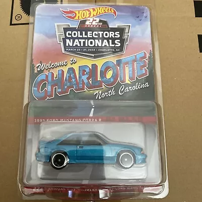 Hot Wheels 2022 22nd Nationals Charlotte Convention Dinner 1993 Mustang Cobra R • $199.95