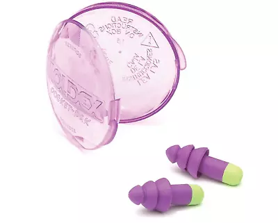 1 PR Moldex 6400 Uncorded Reusable Earplugs & Carry Case Noise Reduction NRR 27 • $5.95