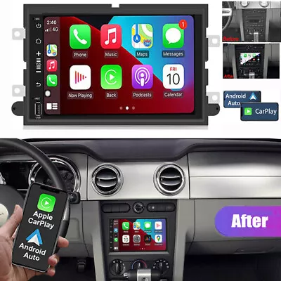 For Ford Mustang 2005-2009 7  Android 12.0 Carplay Car Stereo Radio Gps Nav Wifi • $131.99