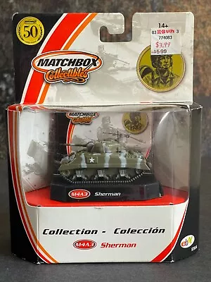 Matchbox Collectibles 50th Anniversary M4A3 Sherman Tank 2001 NIB • $18.99