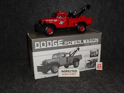 1946 DODGE POWER WAGON TOW TRUCK WRECKER TOW TIMES 1:30 Scale First Gear 18-2486 • $59.95