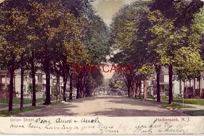 Pre-1907 UNION STREET HACKENSACK N.J. 1907  • $7.49