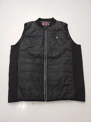 Lifebee Mens Heated Vest Softshell Sleeveless Full Zip No Battery Black Size S • $14.99