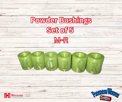 Ponsness Warren / Hornady / Pacific Powder Bushings M - R  Set Of 5 • $15