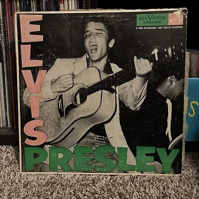 ELVIS PRESLEY Self Titled Vinyl 33 RPM Record 1st LP Album LPM-1254 • $65