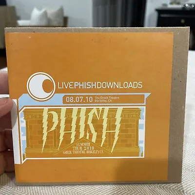 PHISH - LIVE 08.07.10 The Greek Theater Berkeley CA 3-CD JEMP Rare & OOP! • $29.90