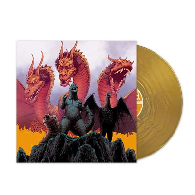 $40.99 • Buy Godzilla Ghidorah Three Headed Monster Soundtrack Gold Nugget Color Vinyl LP 