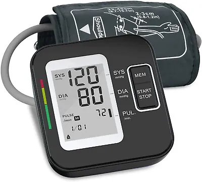 NEW Blood Pressure Monitor-Automatic Upper Arm Blood Pressure Machine Cuff Kit • $19.99