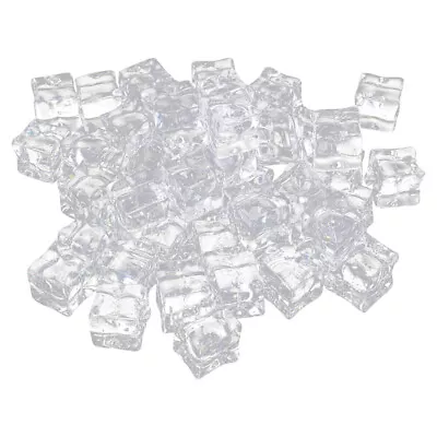  50 Pcs Dry Ice For Drinks Fake Cubes Wedding Ornament Square • £13.29