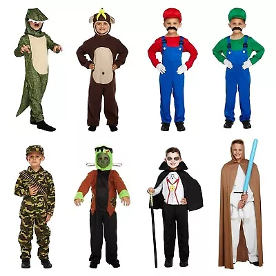 £6.88 • Buy Boys World Book Day Fancy Dress Costume Book Character Outfits NEW