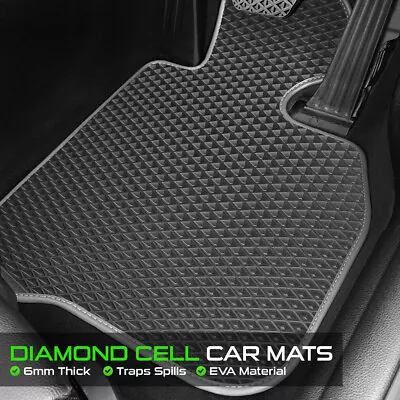 To Fit Mitsubishi Shogun LWB 2007-2020 Rubber Car Mats Black Tailored [CM4U] • $87.11