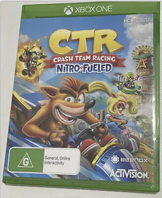 CTR Crash Team Racing Nitro Fueled Xbox One Edition Complete Mint Disk As New • $39.99