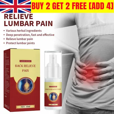 £5.79 • Buy Lumbar Pain Relief Herbal Spray-Gently Spray Relieve Pain Supplements Spray UK