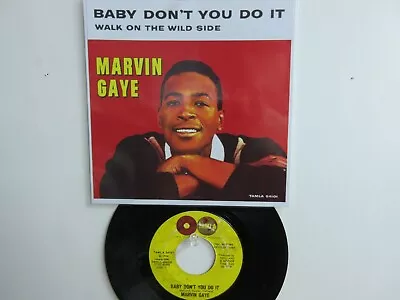 💥' Marvin Gaye ' Hit 45 +picture [baby Don't You Do It] 1964 !💥 • $13.99