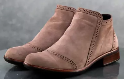 Naot Nefasi $220 Women's Ankle Boots Size EU 41 US 10-10.5 Nubuck Leather Tan • $54.40