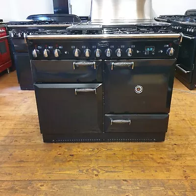 Rangemaster ELAN Deluxe 110cm Dual Fuel Black/chrome     SELLER REFURBISHED  • £949