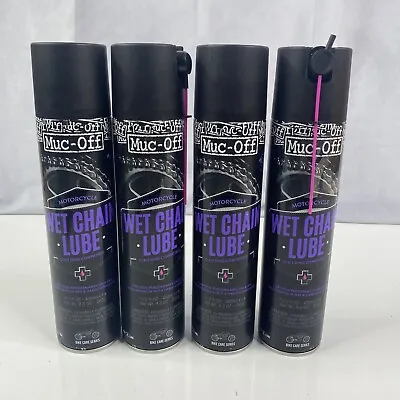 LOT X4 MUC-OFF WET CHAIN LUBE EXTREME WEATHER LUBE For Motorcycles Dirt Bikes • $69.99